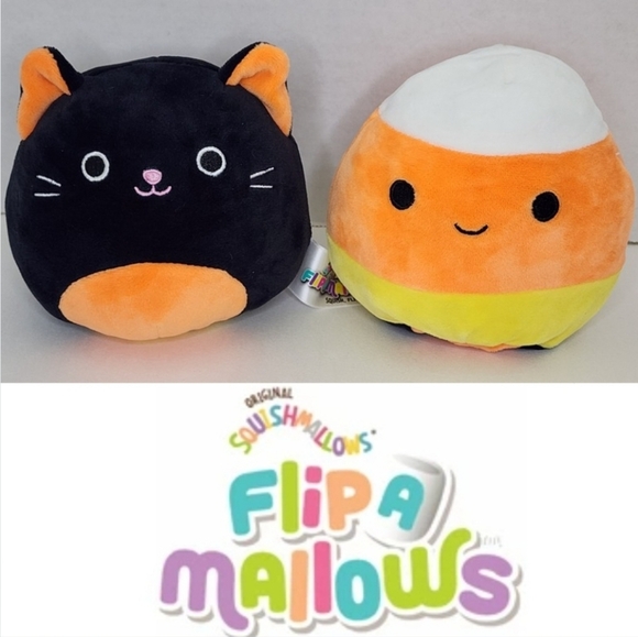 🎃 COLTON 🔄 CANNON 🐈‍⬛️🌽O.G. Black Cat Candy Corn FlipAMallow Halloween 2021 - Picture 1 of 10